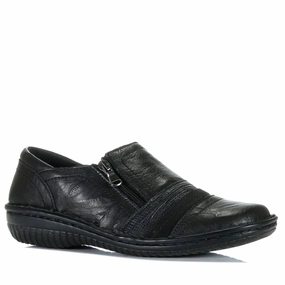 Zero Drop Walking Shoes Cabello 5849-27 Black Crinkle