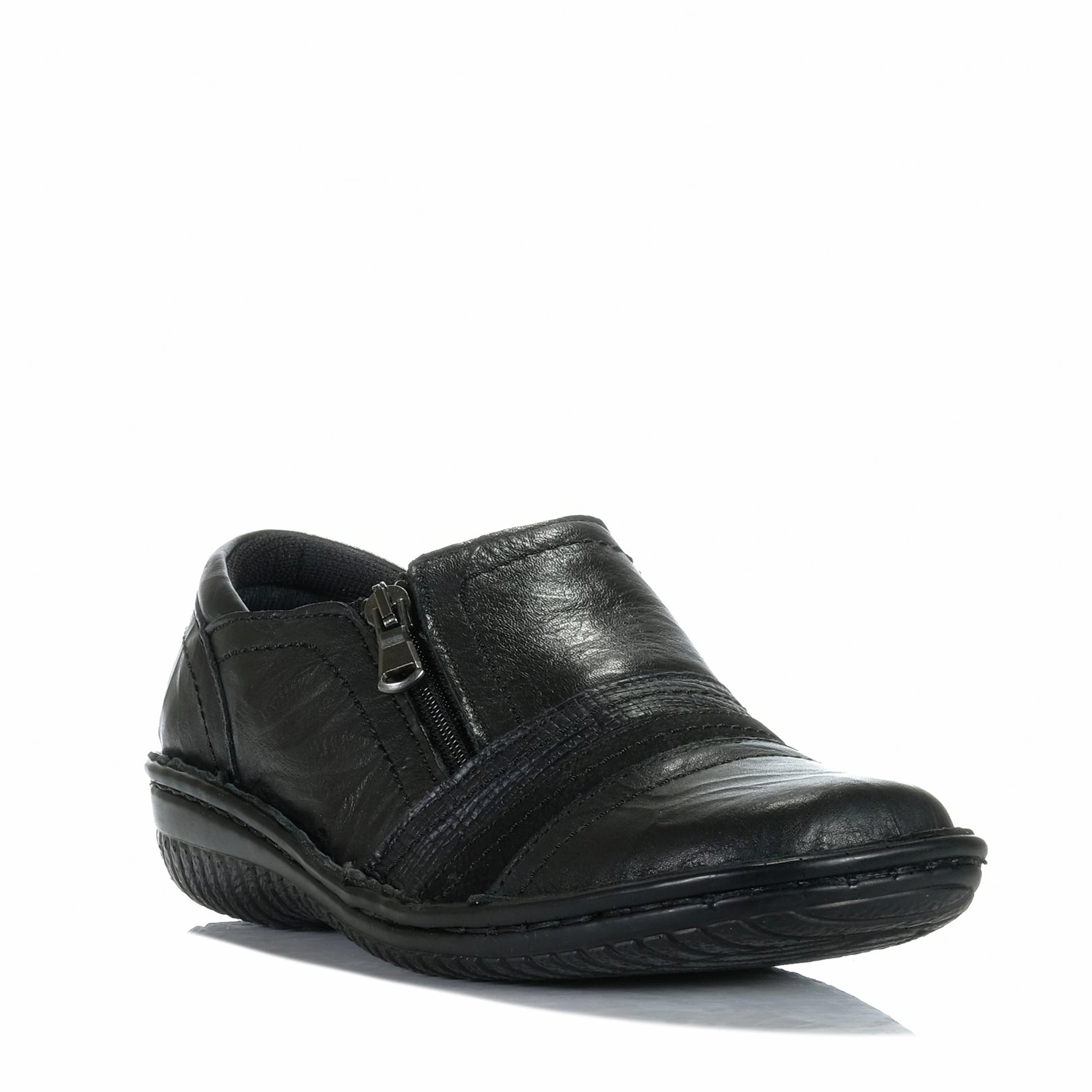 Cabello 5849-27 Black Crinkle Best Shoes For Walking In The Winter