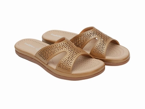 Leather Women's Flat Shoes LADIES COMFORT CHAPPAL 577112