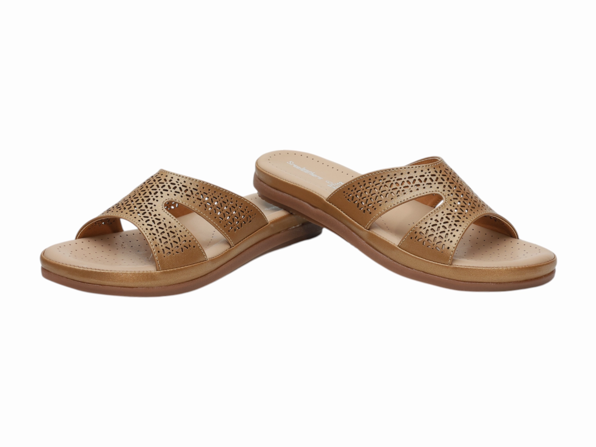 Wide Fit Flat Wedding Shoes LADIES COMFORT CHAPPAL 577112