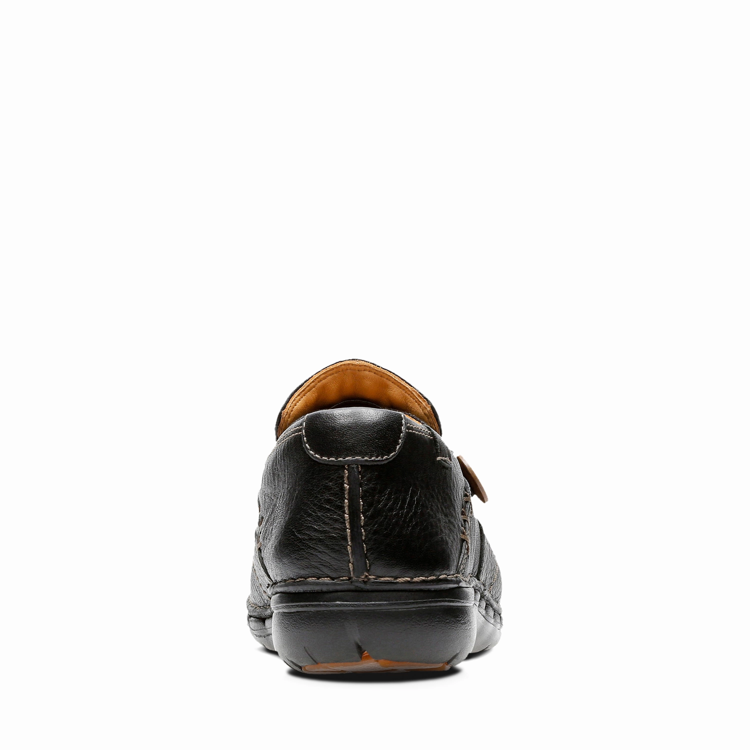 CLARKS | CASUAL SHOES | WOMEN | UN LOOP BLACK LEATHER | BLACK Timberland Casual Slip On Shoes