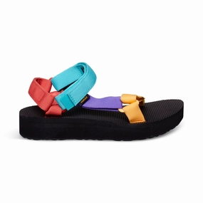 Teva Midform Universal Bright Retro Multi Sandals - Women's Birkenstock Sandals Arizona