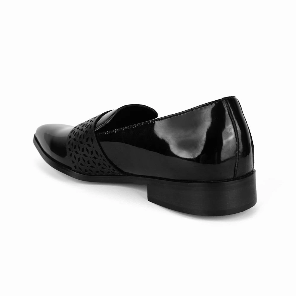 The Brat Army Montreux Patent Black Carved Strap Loafers. Kohls Slip On