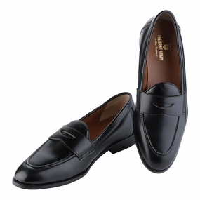 The Brat Army Siena Timeless Black Classic Penny Loafers Slip On Alternatives