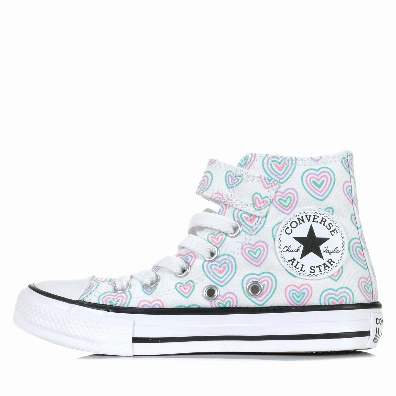 Work Boots Nearby Converse Chuck Taylor Hearts Easy On Hi White/Oops Pink