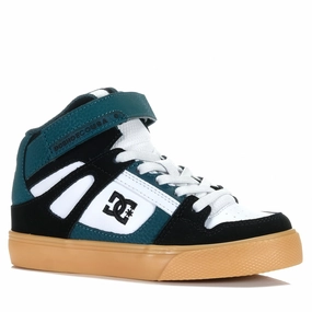Ladies Tall Boots DC Shoes Pure High-Top EV Black/Green