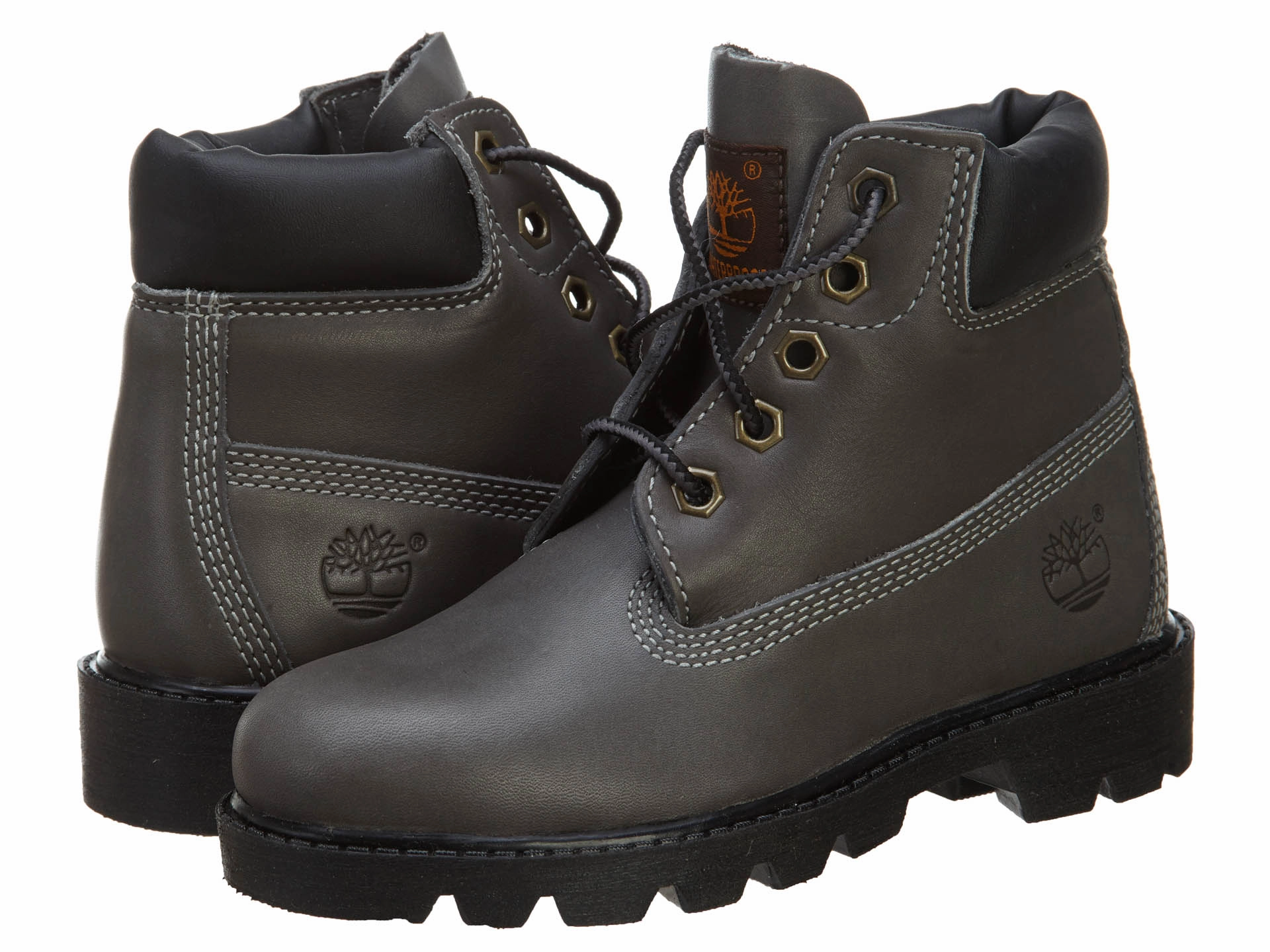 Timberland Children's Yth 6" C.boot Little Kids Style : 10757 Brown Knee Boots Flat