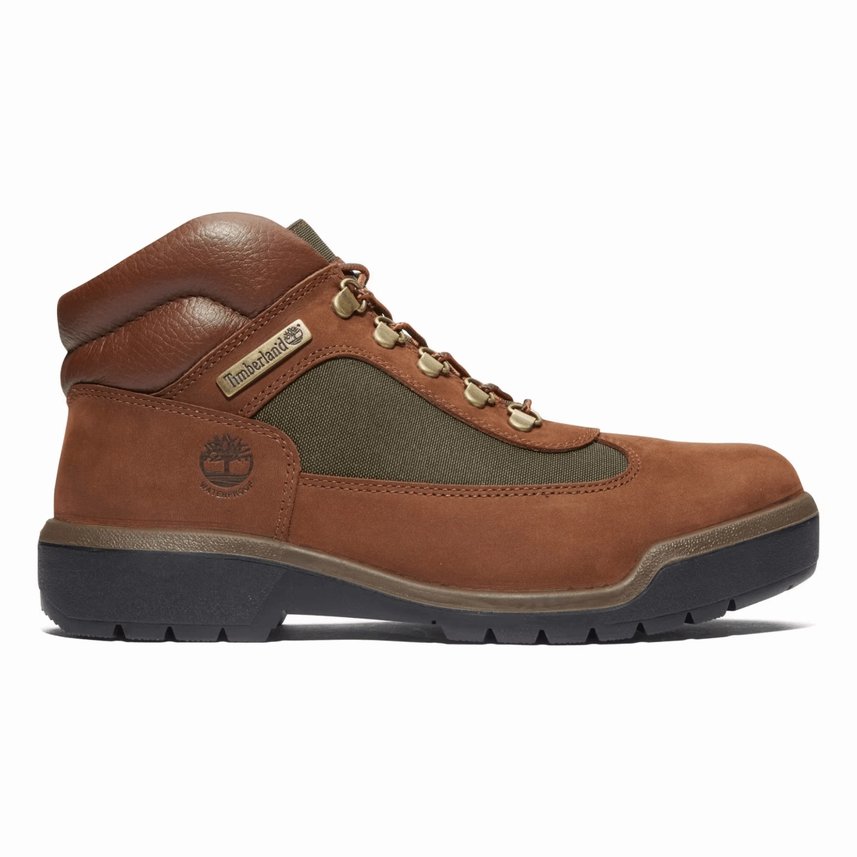 Timberland Men's Field Boot Dark Brown Nubuck Waterproof Low Cut Waterproof Shoes