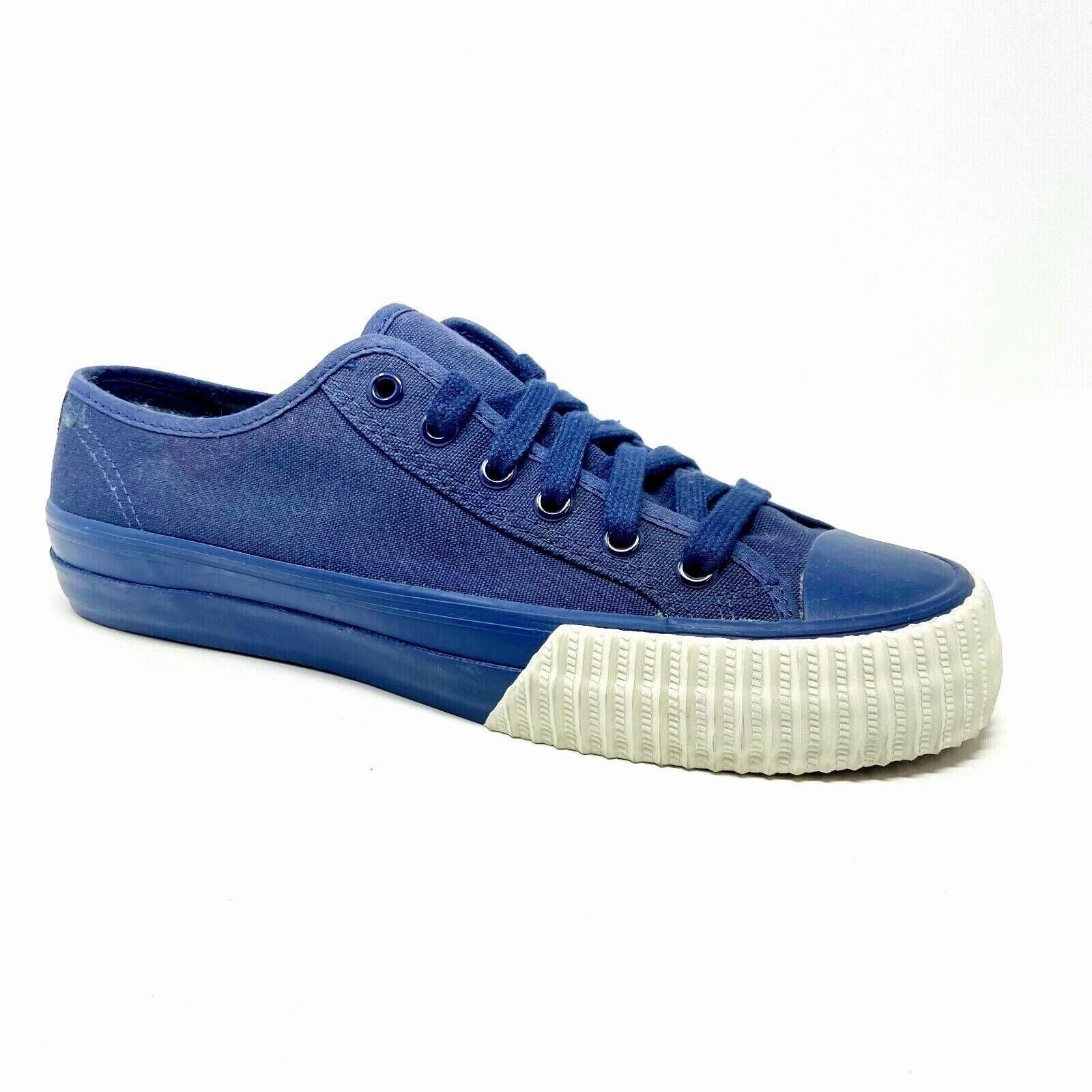 PF Flyer Center Lo Reiss Navy Blue White Mens Casual Shoes Sneakers PM11OL2I Size 16 Casual Shoes