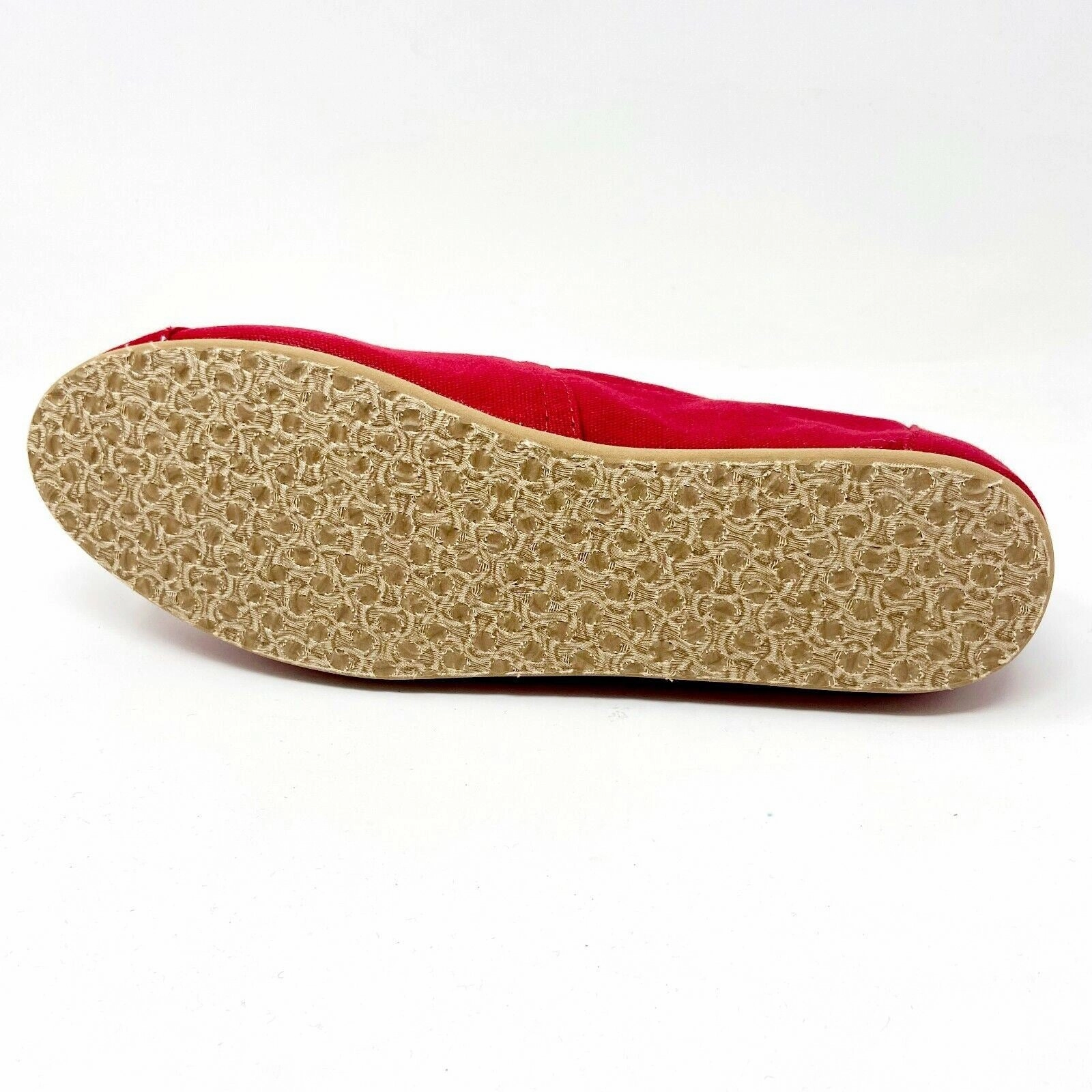 Biking Shoes Toms Classics Red Womens Slip On Casual Canvas Flat Shoes