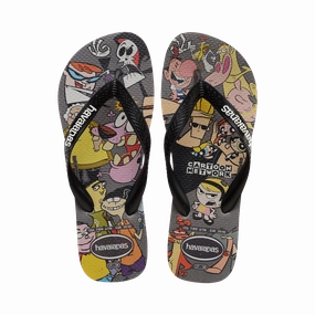 Top Warner Classics Cartoon Network Flip Flops Clear Flip Flops With Rhinestones