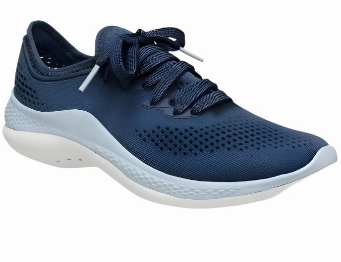 Crocs Literade 360 pacer Navy/ Blue Gray Business Casual Slip On Shoes