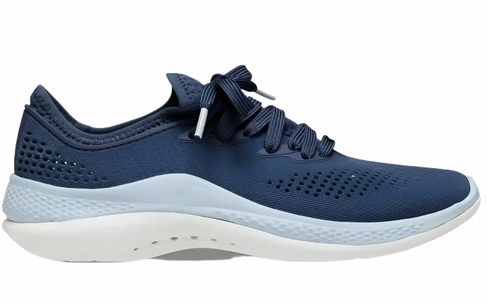 Casual Unique Shoes Crocs Literade 360 pacer Navy/ Blue Gray