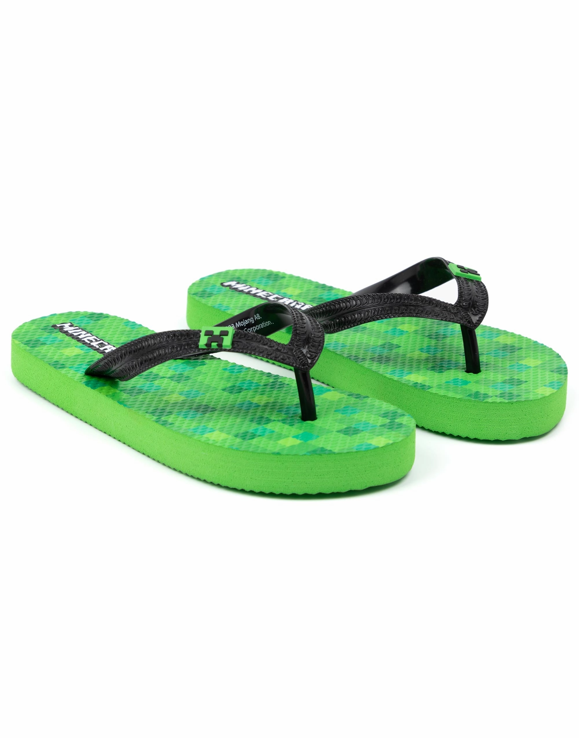 Minecraft Creeper Kids Summer Flip Flop Sandals Sandals St Vincent