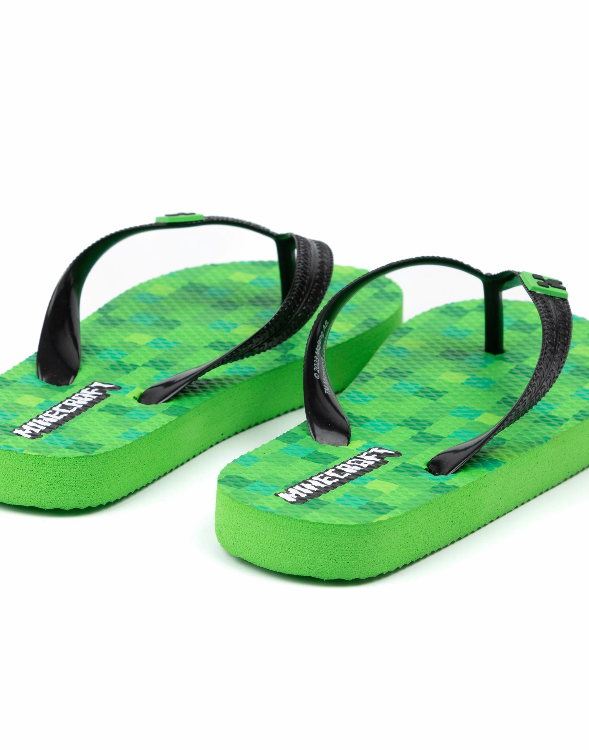 Minecraft Creeper Kids Summer Flip Flop Sandals Jamaica Royal Plantation