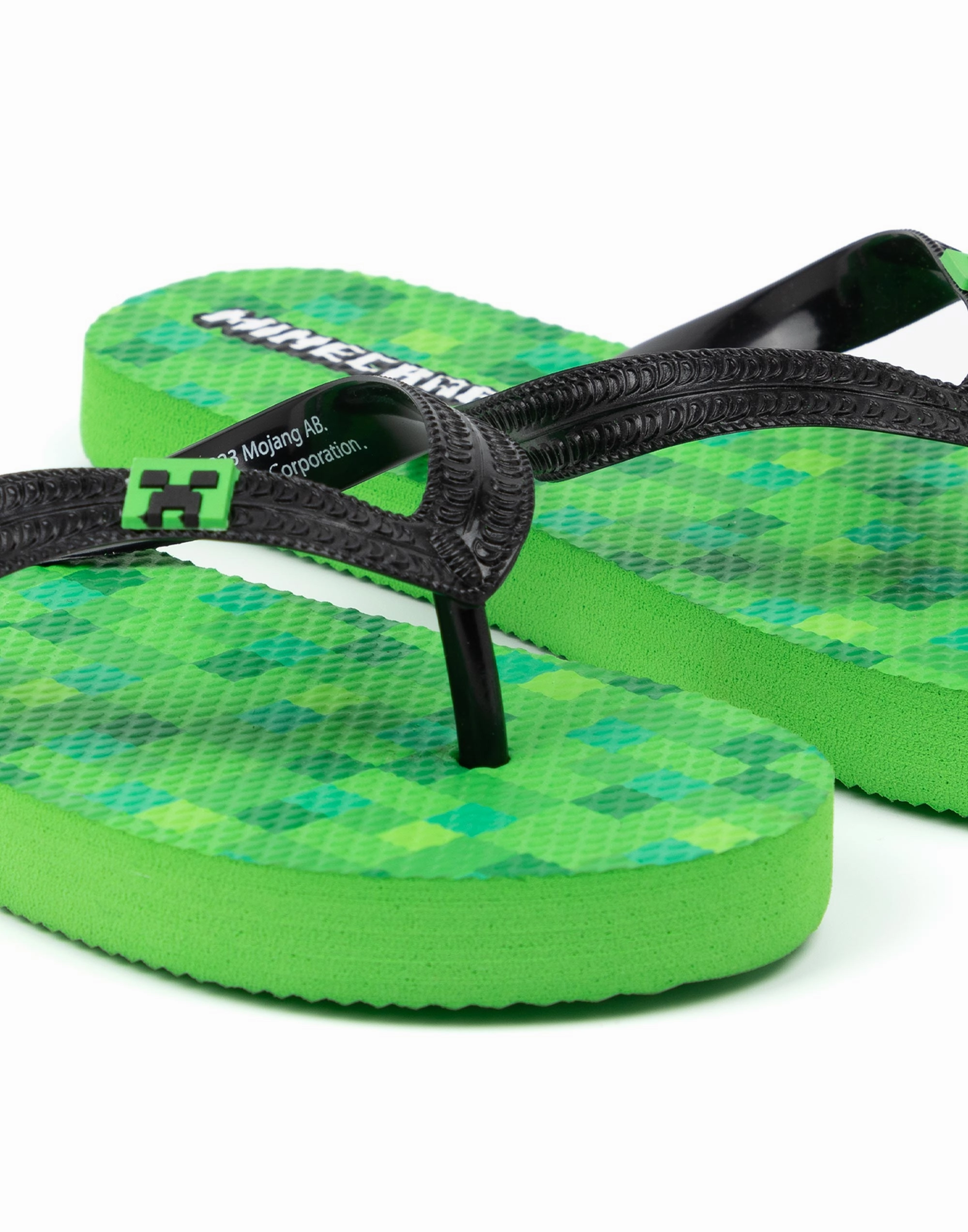 Sandals Hide Toes Minecraft Creeper Kids Summer Flip Flop Sandals