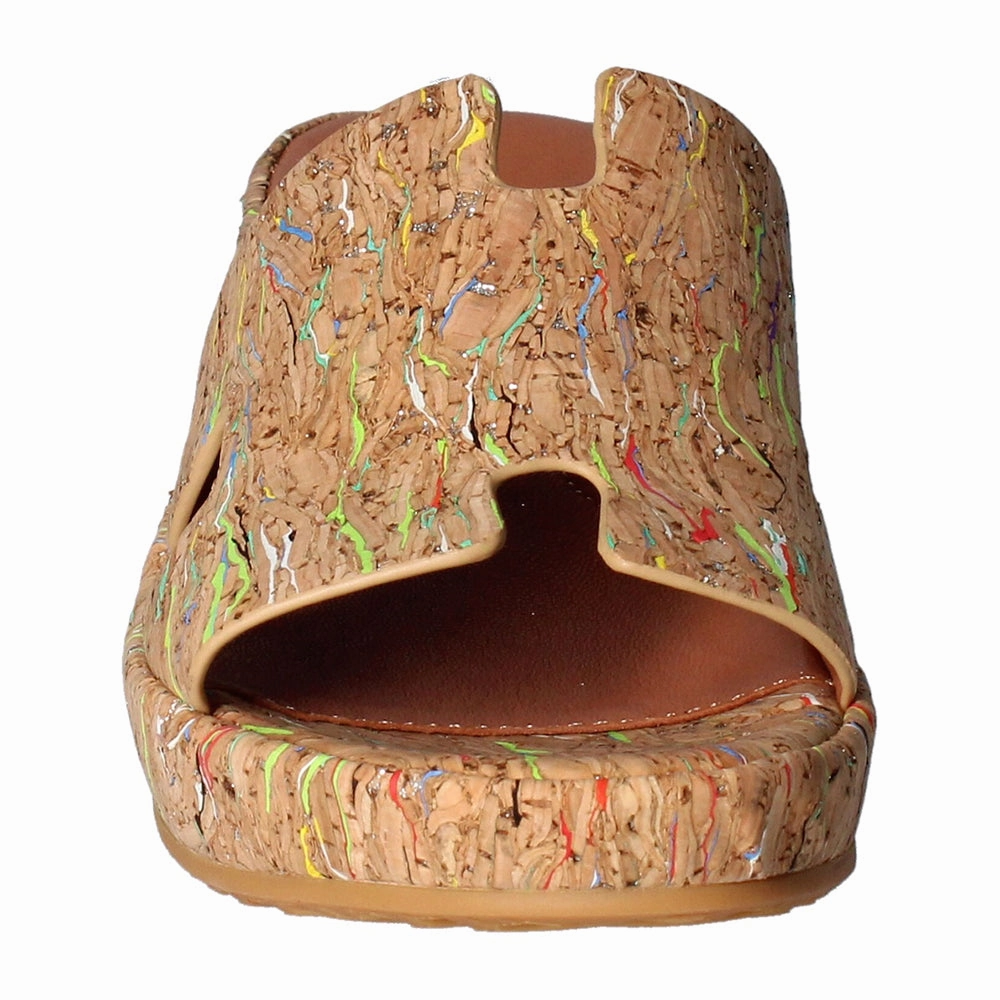 Sandals Church Riverside Ca Catiana Slip on Sandal - Bright Multi Cork