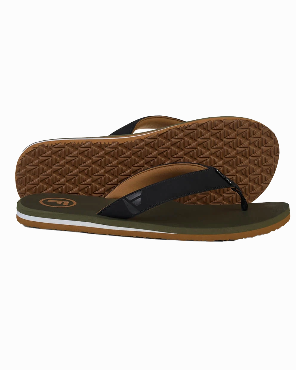 Traa SC Flip Flops in Olive Colour Changing Flip Flops