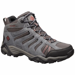 Columbia Men Grey NORTH PLAINS II WATERPROOF MID Under Armour Micro G Valsetz Mid Lwp Hiking Boot