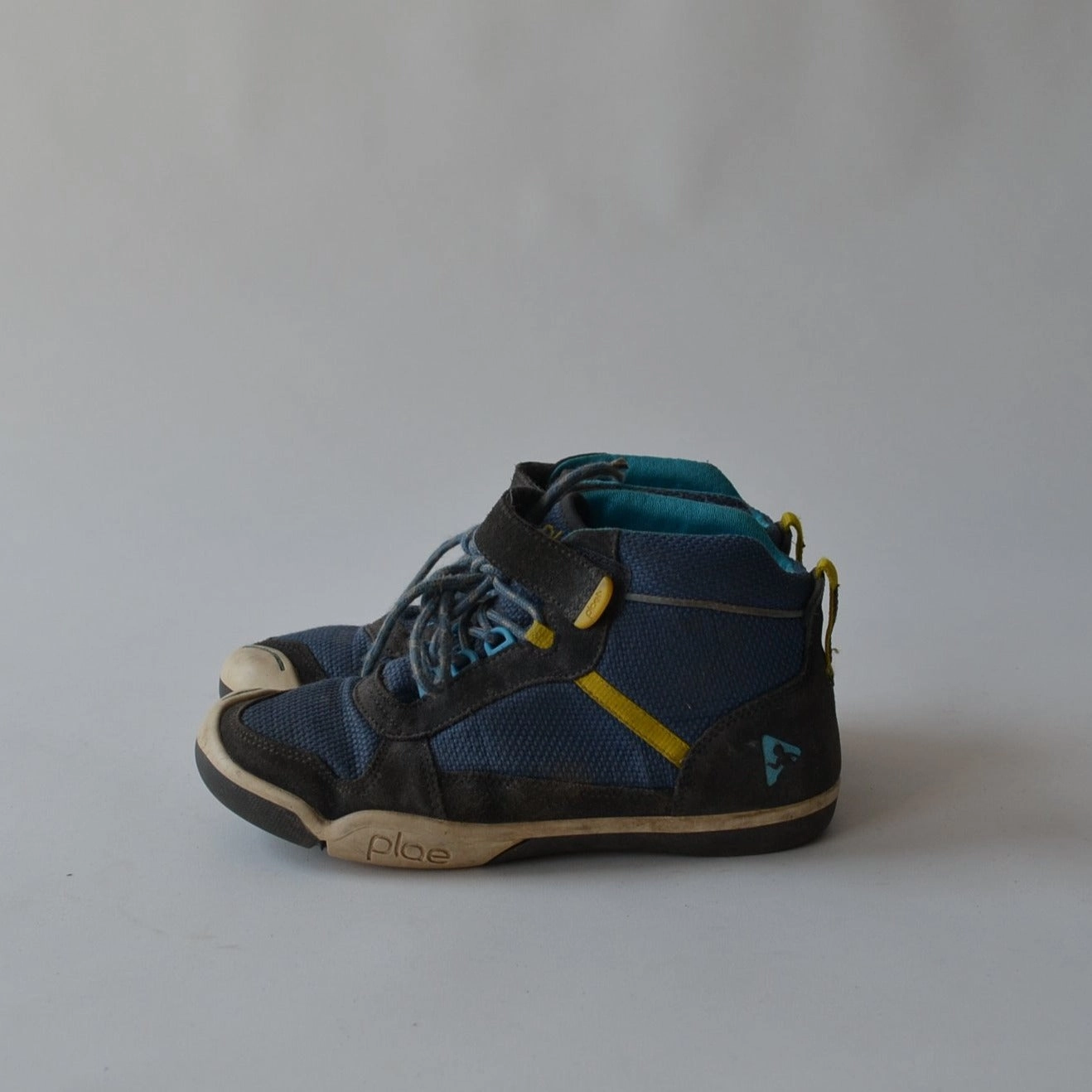 For Supinators Best Walking Trainers - Blue High Tops - Shoe Size 1