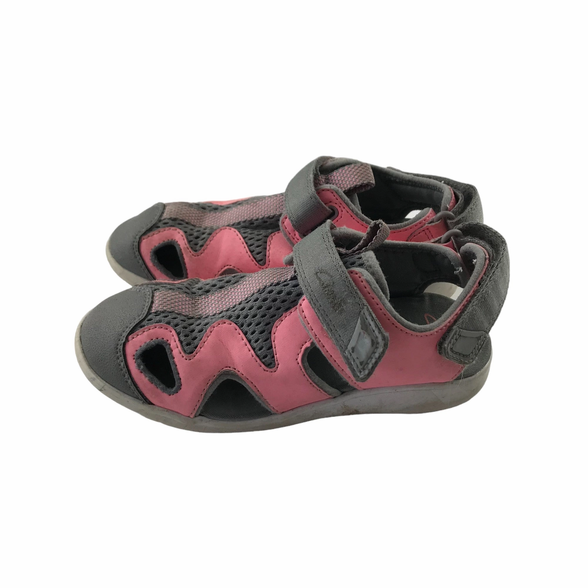 Sandals Royal Caribbean Resort Jamaica Reviews Clarks Sandals Shoe Size 11.5 Junior Grey and Pink with Straps
