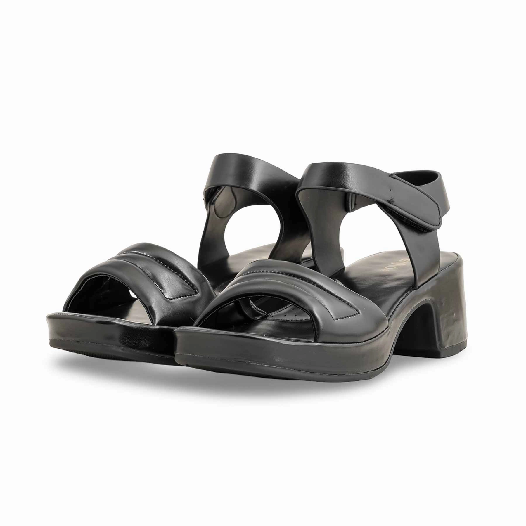 Crocs Wedge Sandals Black Formal Sandal For Women PU0515
