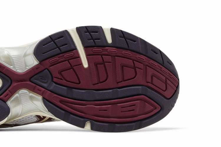 Asics Daily Trainer Running Shoes ASICS Gel-1130 White Maroon Banner