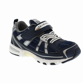 For Walking All Day Best Barefoot Walking TSUKIHOSHI STORM NAVY/SILVER CHILD