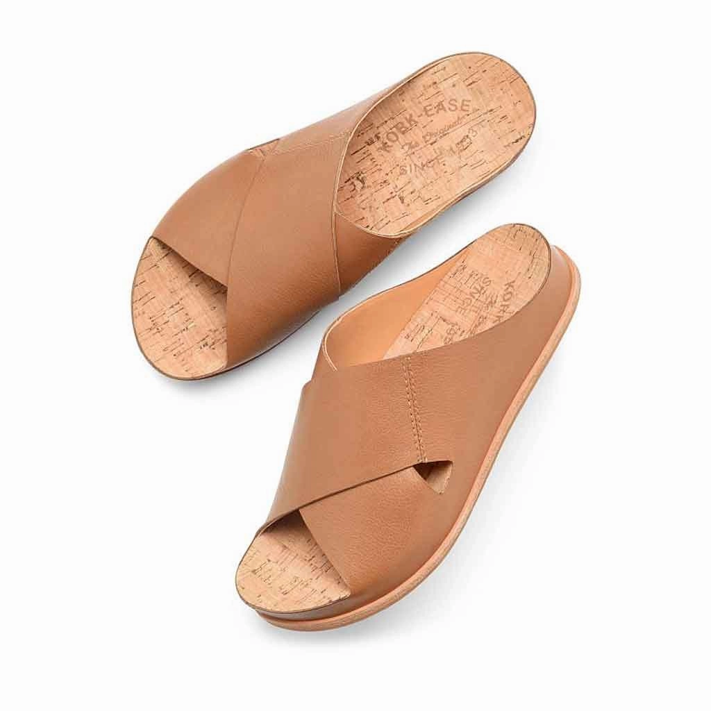 Flat Feet Cycling Shoes Tutsi Cross Slide - Brown