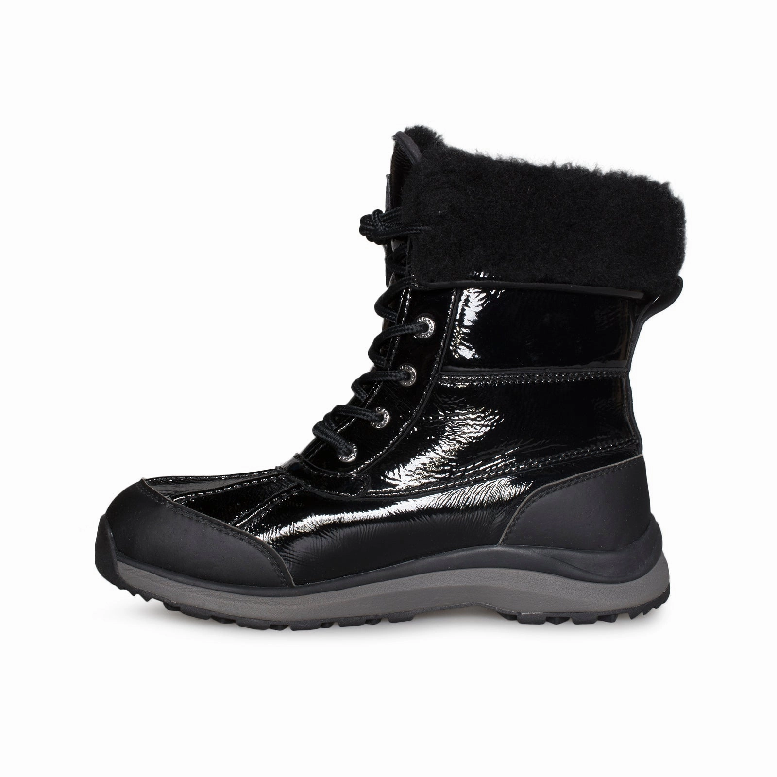 Childrens Horse Riding Boots UGG Adirondack III Patent Leather Black Boots - Women's