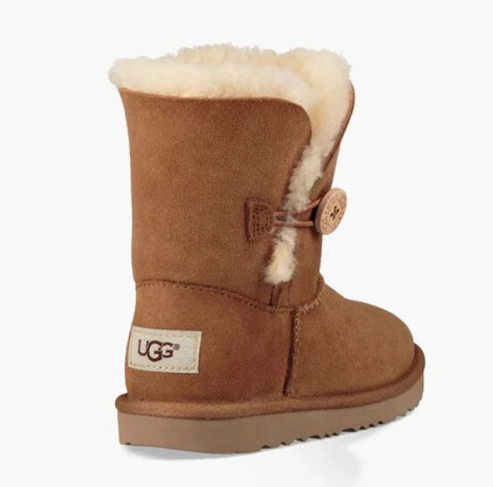 UGG Bailey Button II Kids | Chestnut (1017400K) Square Toe Chelsea Boots