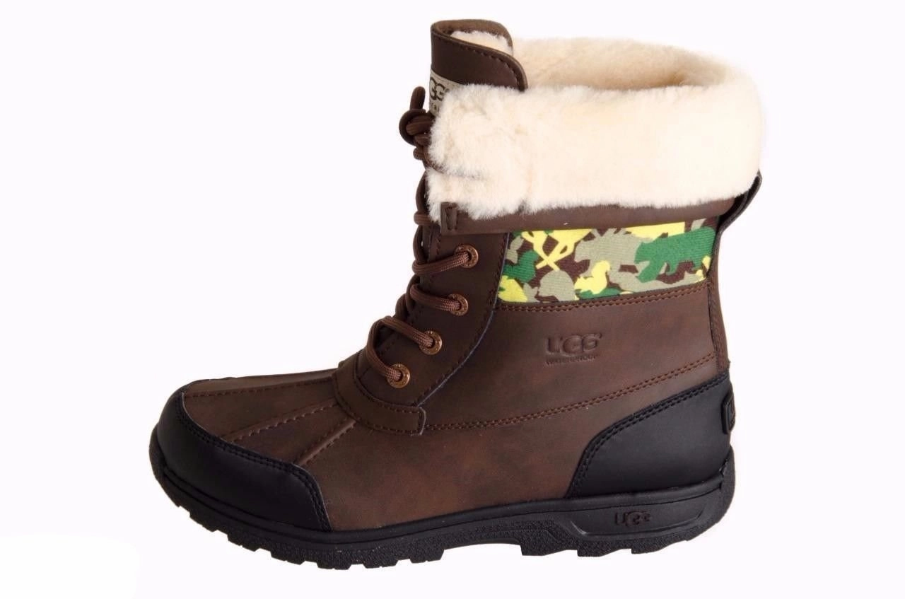 Cream Western Boots UGG BUTTE II BACKCOUNTRY CAMO BOOTS