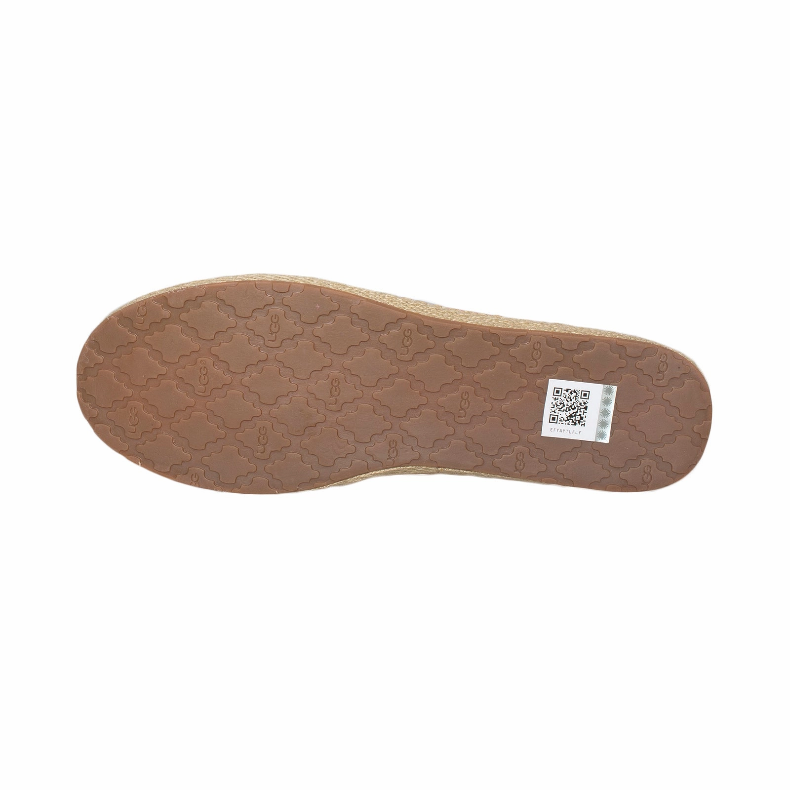 UGG Chivon Tomato Soup Shoes Gold Flat Pointed Shoes