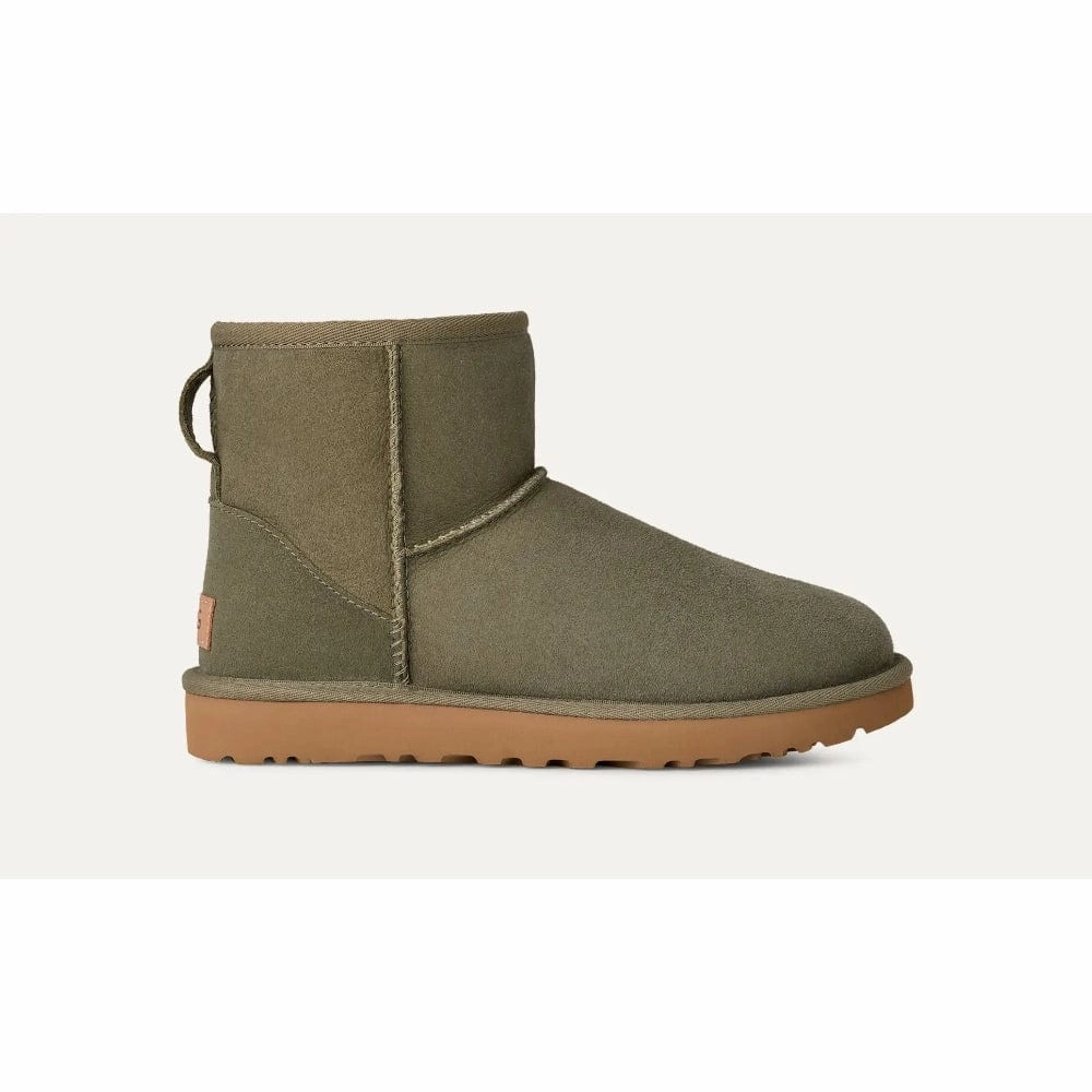 UGG Classic Mini II Boot In Moss Green Spirit Easy Flat Shoes