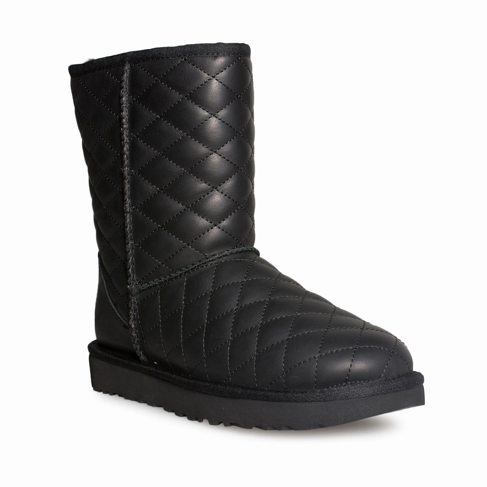 Sorel Out And About Boots UGG Classic Short Diamond Quilt Black Boots - Women's