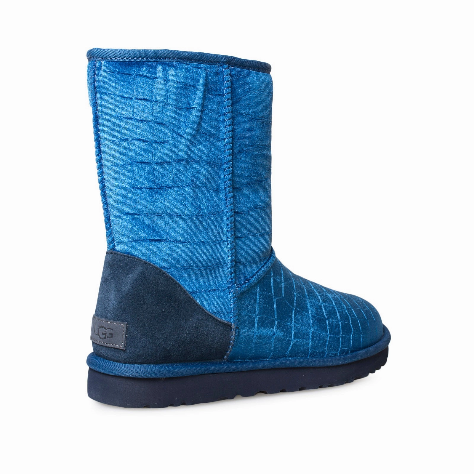 UGG Classic Short II Croc Navy Boots - Women's Heydude Boots