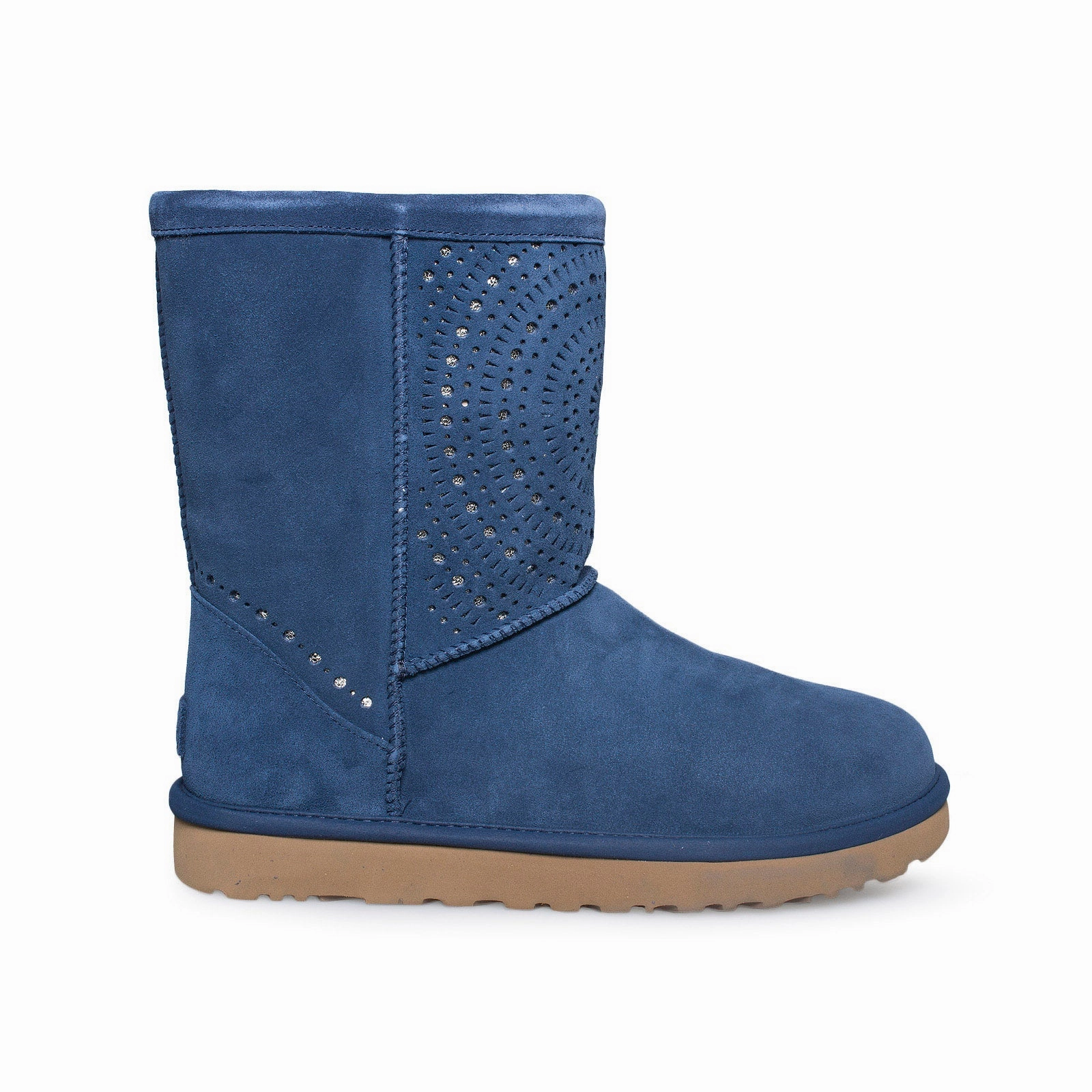 Ugg Hiking Boots UGG Classic Short Sunshine Perf Navy Boots