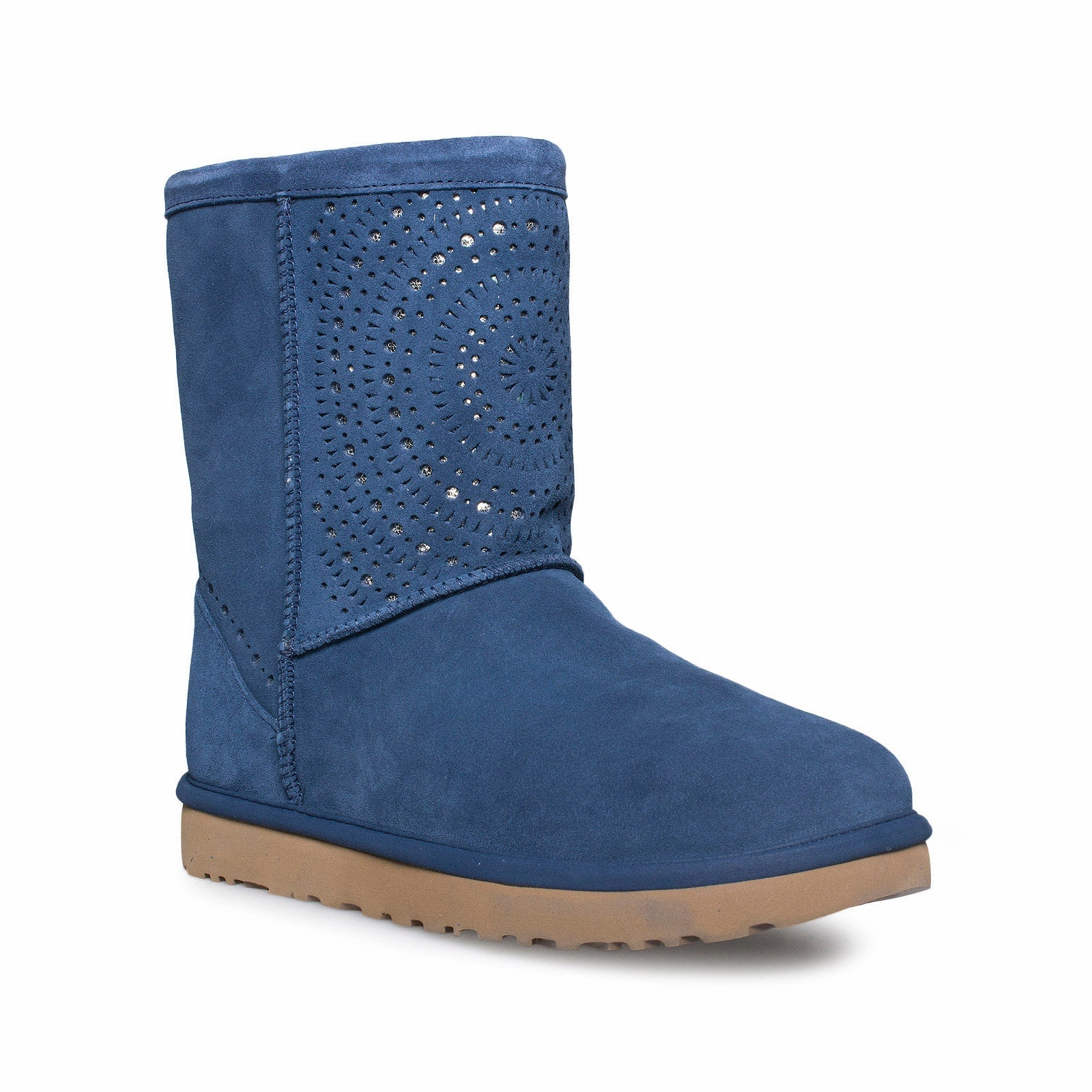 Rebel Boots UGG Classic Short Sunshine Perf Navy Boots