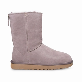 Thursday Boots Reddit UGG Classic Short Zip Suede Stormy Grey Boots