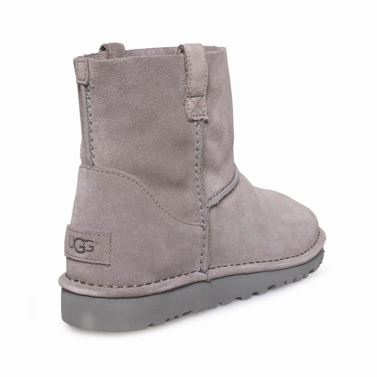 UGG Classic Unlined Mini Charcoal Boots Black Boots Heels