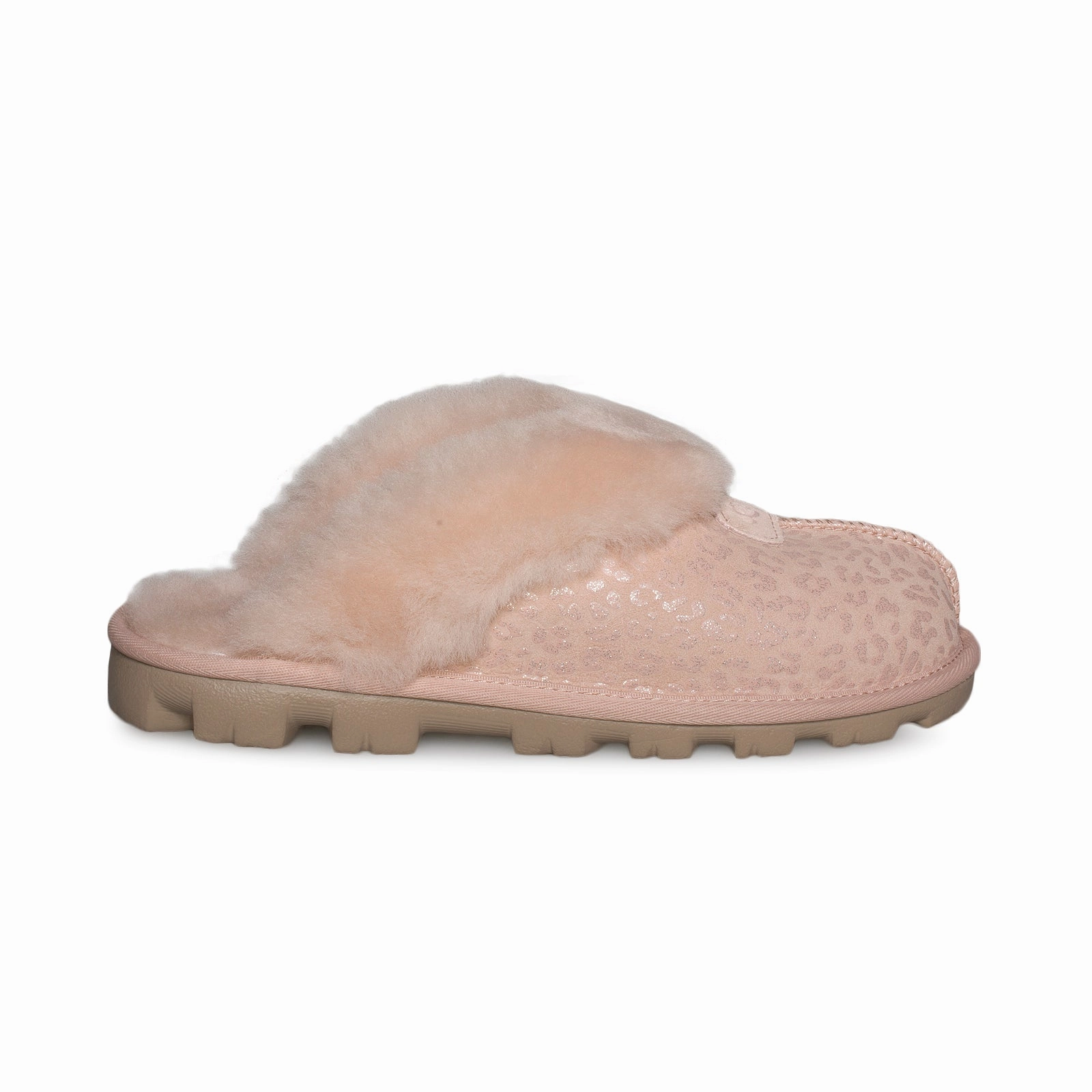 UGG Coquette Snow Leopard Quartz Slippers - Women's Dress Slippers