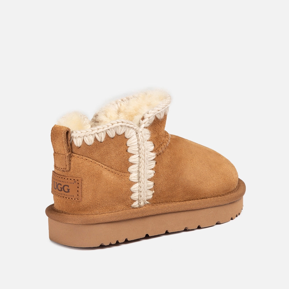 Cowboy Boots Metal Ugg Kids Eskimo Mini Boots (Water Resistant)