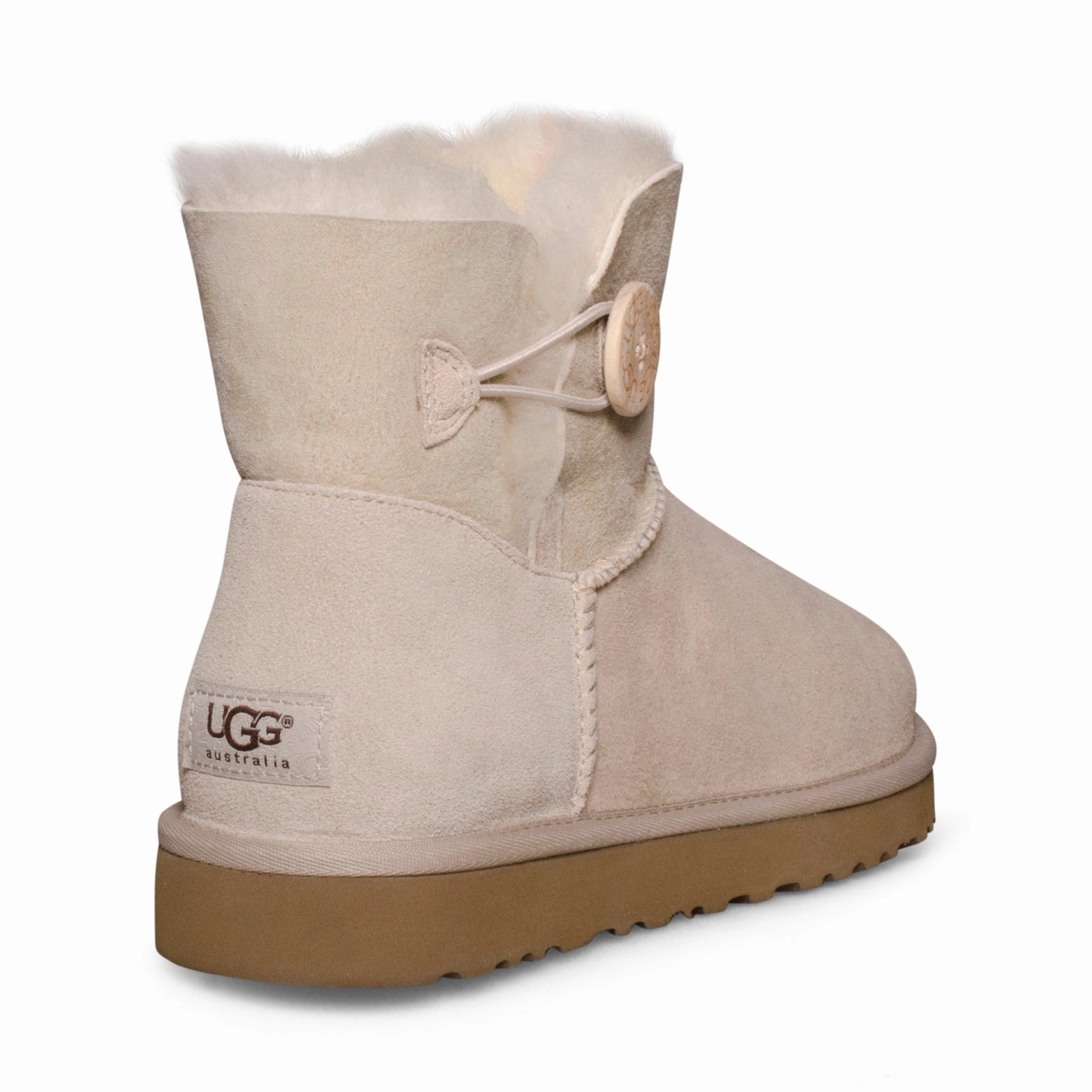 UGG Mini Bailey Button Sand Boots - Women's Mesh Boots