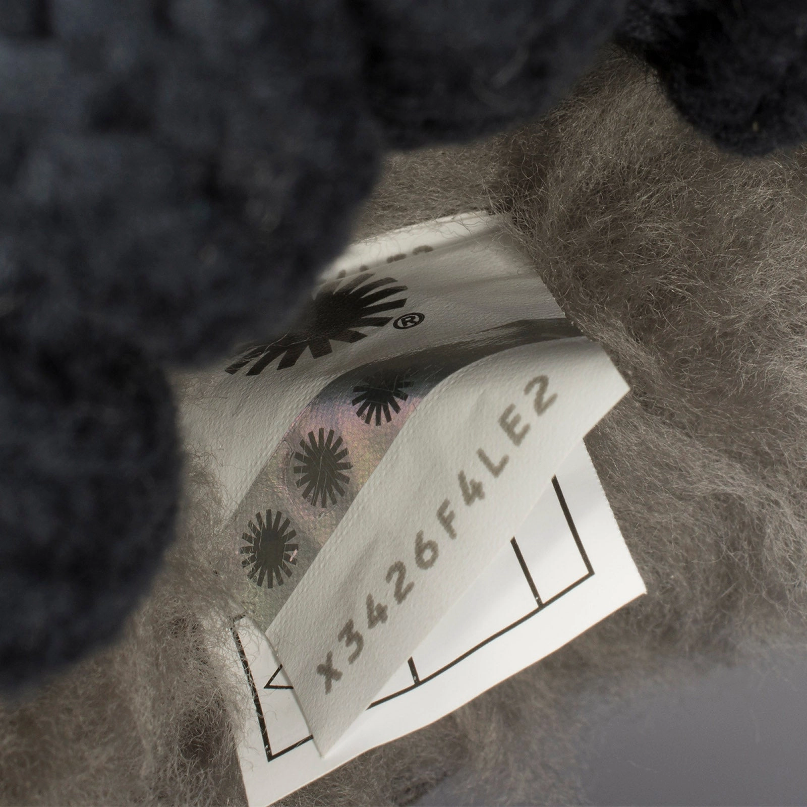 Motorcycle Street Boots UGG Sacai Knit Classic Mini II Grey Boots - Women's