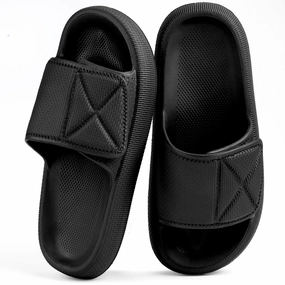 Ecetana Slides Sandals for Women Pillow Slippers Shower Sandals Thick Sole Womens Slides African Slippers