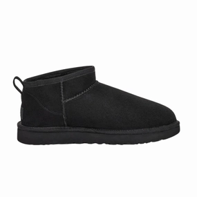 Leather Black UGG Women's Classic Ultra Mini Shoe