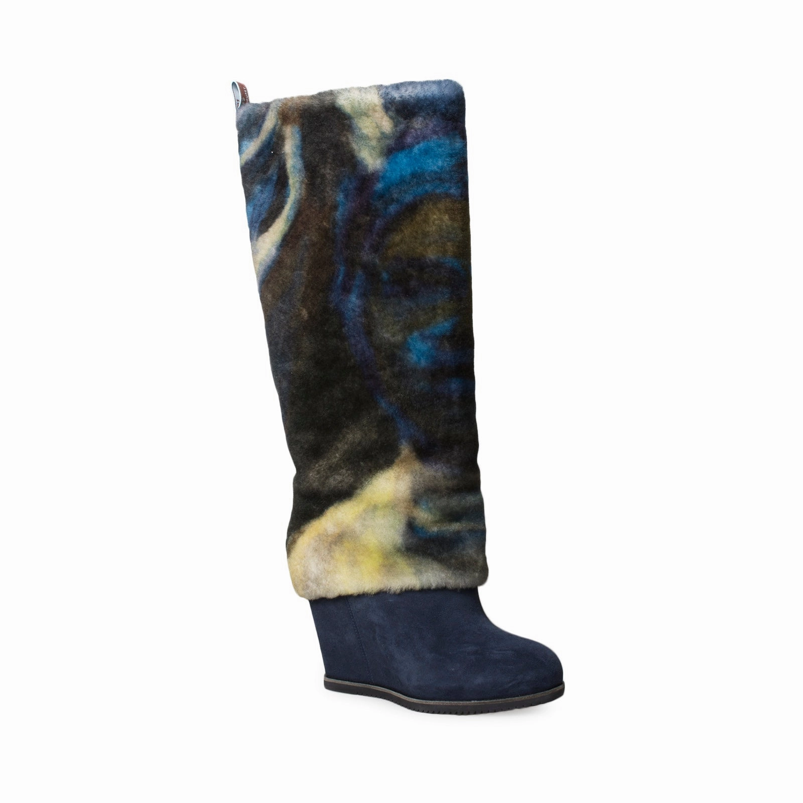 Insulated Rubber Hunting Boots UGG X Claire Tabouret Fluff Dark Sapphire Boots - Women's