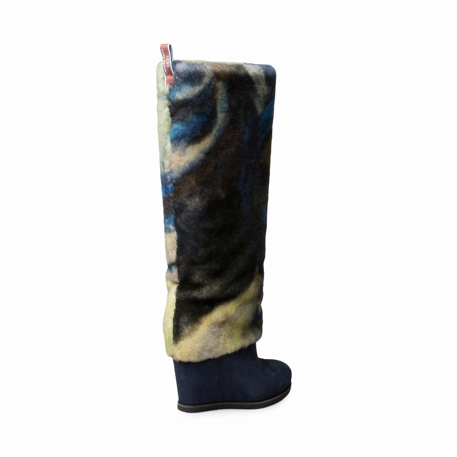 Print In Boots UGG X Claire Tabouret Fluff Dark Sapphire Boots - Women's