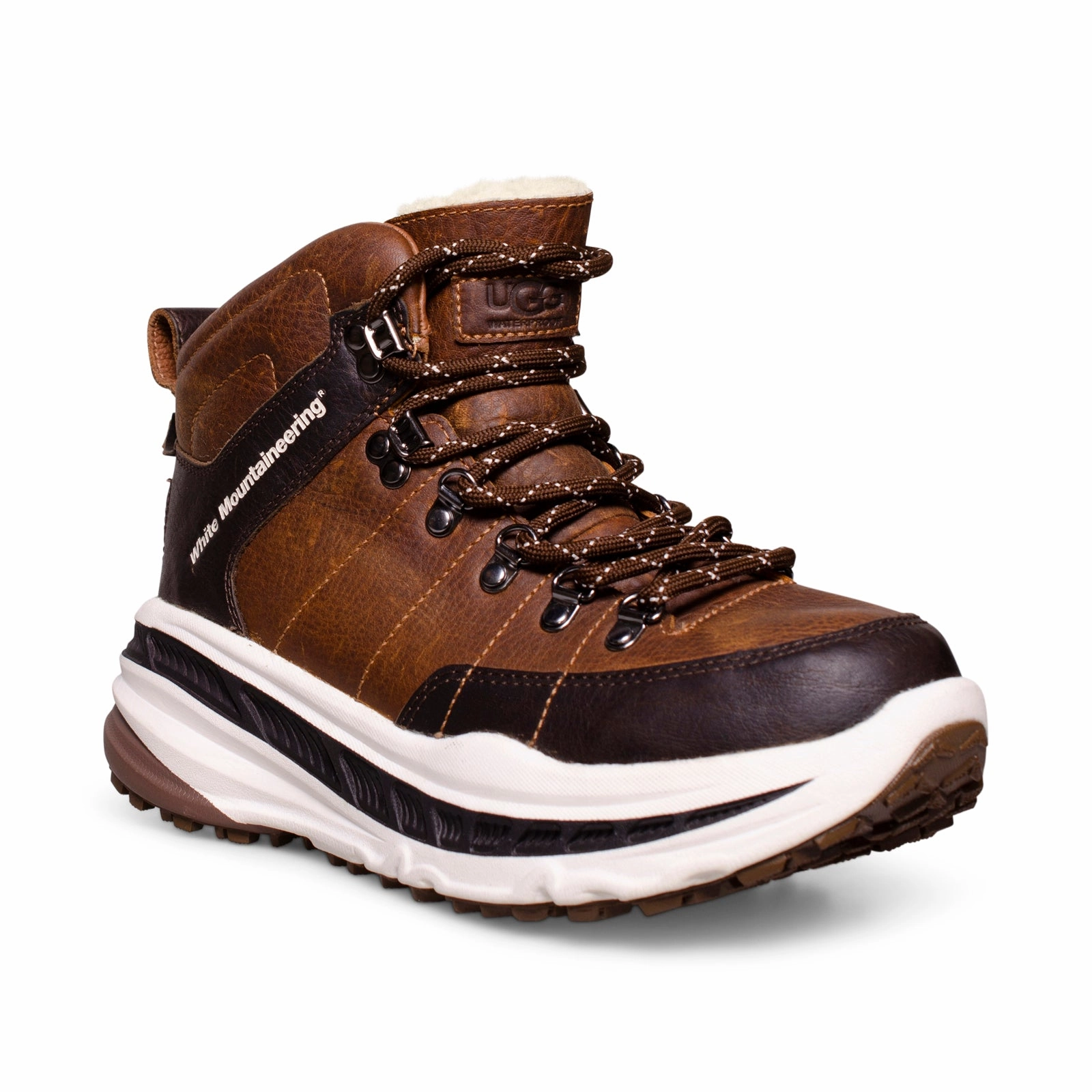 UGG x White Mountaineering 805 Hiker Chestnut Boots - Men's Suede Shoes Waterproof Spray