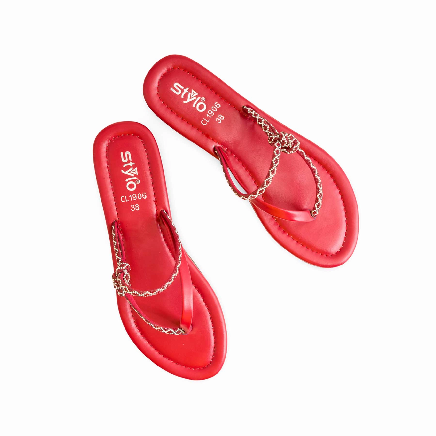 Maroon Casual Chappal For Ladies CL1906 Shoes Inserts For Flat Feet